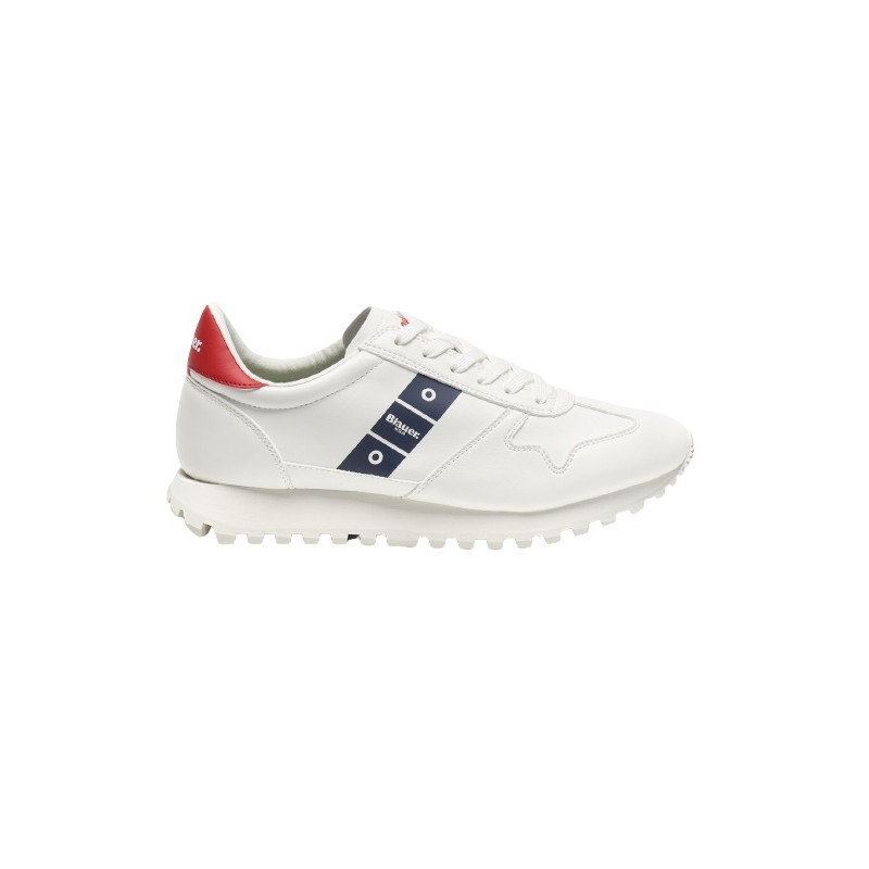 SNEAKERS BLAUER S3DAWSON02/PUR WHITE/RED/NAVY