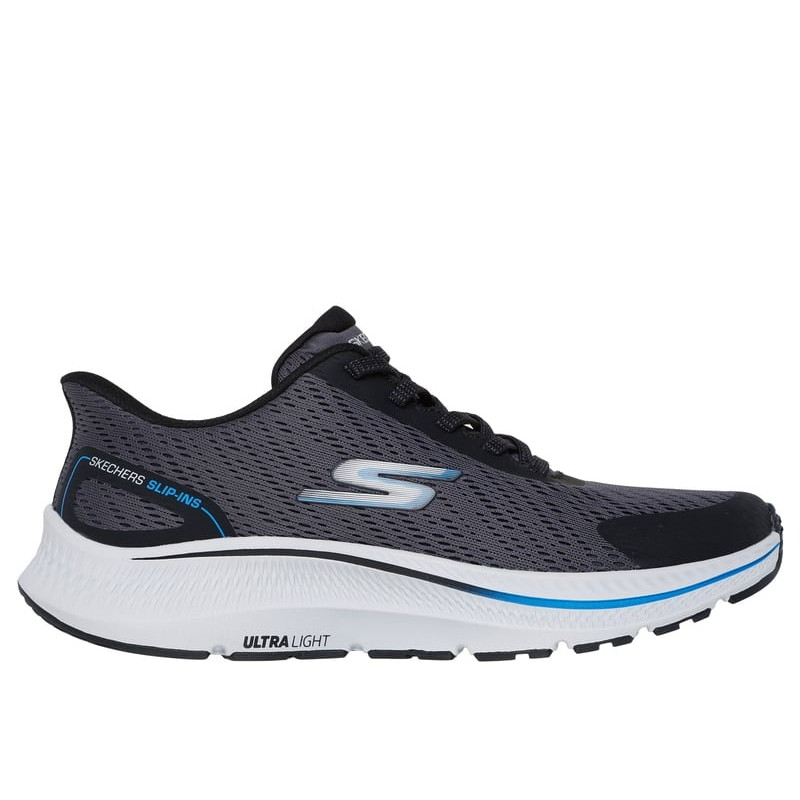 SNEAKERS SKECHERS UOMO GO RUN CONSISTENT 2.0 WORLDVIEW GRIGIO 220880 CCBK