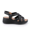 SANDALO CON ZEPPA IGI&CO DONNA SI.NAPPA BOTTAL NERO 7666700