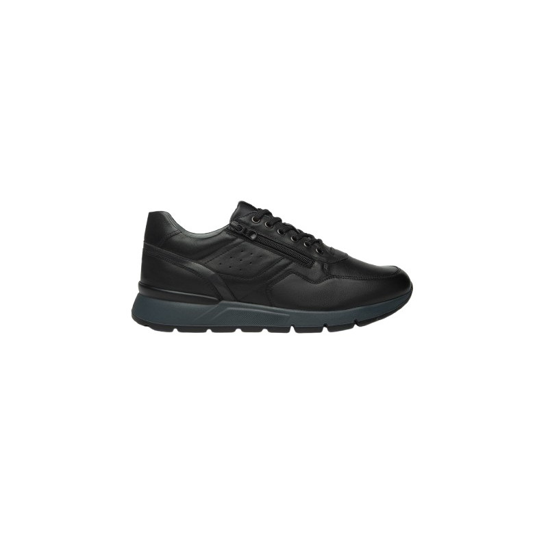 SNEAKERS NEROGIARDINI UOMO SAGAR DECO NERO SAUVAGE DARK GREY PU.BIDENS.POGGIO I500870U/100