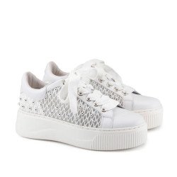 SNEAKERS CULT DONNA PERRY 4683 LOW W NET/LEATHER WHITE CLW468300