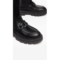 STIVALETTO ANFIBI NEROGIARDINI DONNA GUANTO NERO I26080D/100