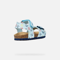 SANDALI GEOX PRIMI PASSI BAMBINO BABY   B S.CHALKI B. A - SINT.STAMP. B922QA 00004 C4003