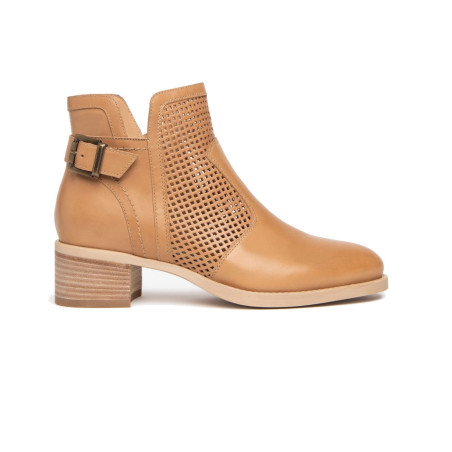 STIVALETTI NEROGIARDINI DONNA COLUMBIA CUOIO COLUMBIA CUOIO TR BRESCIA 894 NATUR E306221D/400