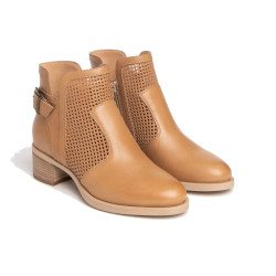 STIVALETTI NEROGIARDINI DONNA COLUMBIA CUOIO COLUMBIA CUOIO TR BRESCIA 894 NATUR E306221D/400