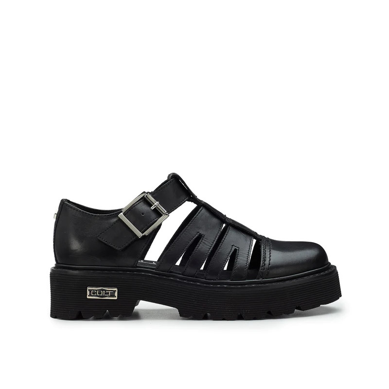 MOCASSINO CULT DONNA SLASH 4210 LOW W LEATHER BLACK CLW421000