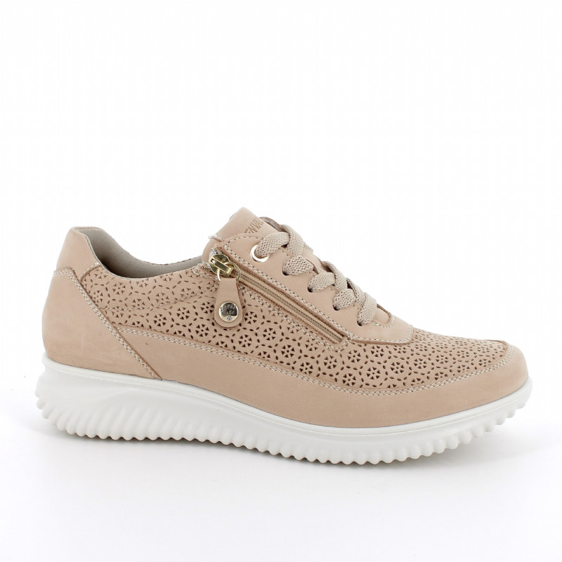 SNEAKERS  ENVAL SOFT DONNA NABUK SOFT  BEIGE SCURO 7765122