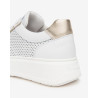 SNEAKERS NEROGIARDINI DONNA SKIPPER BIANCO SKIPPER BIANCO ETOILE MIELE T.BRILL PLATINO E615274D/707