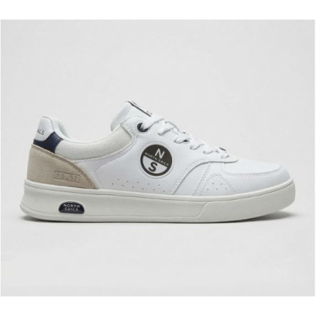 SNEAKERS NORTH SAILS UOMO OCEAN WHITE-BLUE NS25M105 801 