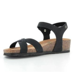 SANDALO BIONATURA DONNA 12 FREGENE IMB. NABUK NERO 12FREGE-I-NABNER