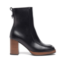 TRONCHETTI NEROGIARDINI DONNA IN PELLE NERO 8CM I308193D/100