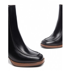 TRONCHETTI NEROGIARDINI DONNA IN PELLE NERO 8CM I308193D/100