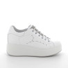 SNEAKERS IGI&CO DONNA NAPPA SOFT BIANCO/ARGENTO 7657300