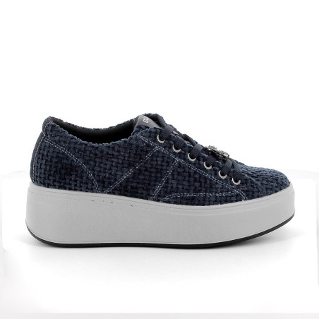 SNEAKERS CON ZEPPA IGI&CO DONNA T.VELLUTO TORC. BLU 8671400