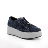 SNEAKERS CON ZEPPA IGI&CO DONNA T.VELLUTO TORC. BLU 8671400