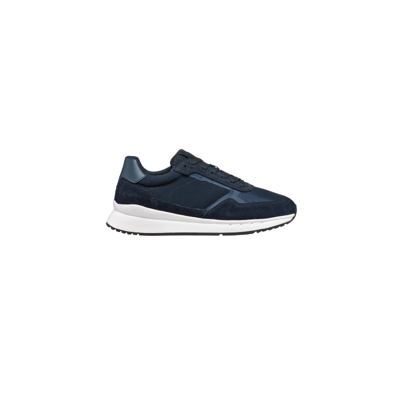 SNEAKERS GEOX UOMO U BRANTHON A - SCAM.+TESSUTO NAVY  U55LCA 02211 C4002