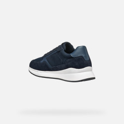 SNEAKERS GEOX UOMO U BRANTHON A - SCAM.+TESSUTO NAVY  U55LCA 02211 C4002