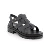SANDALO CON TACCO IGI&CO VITEL. SCIROCCO NERO TACCO 3,7CM 7672133
