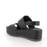 SANDALO CON ZEPPA IGI&CO DONNA   NAPPA SOFT  NERO 7667300