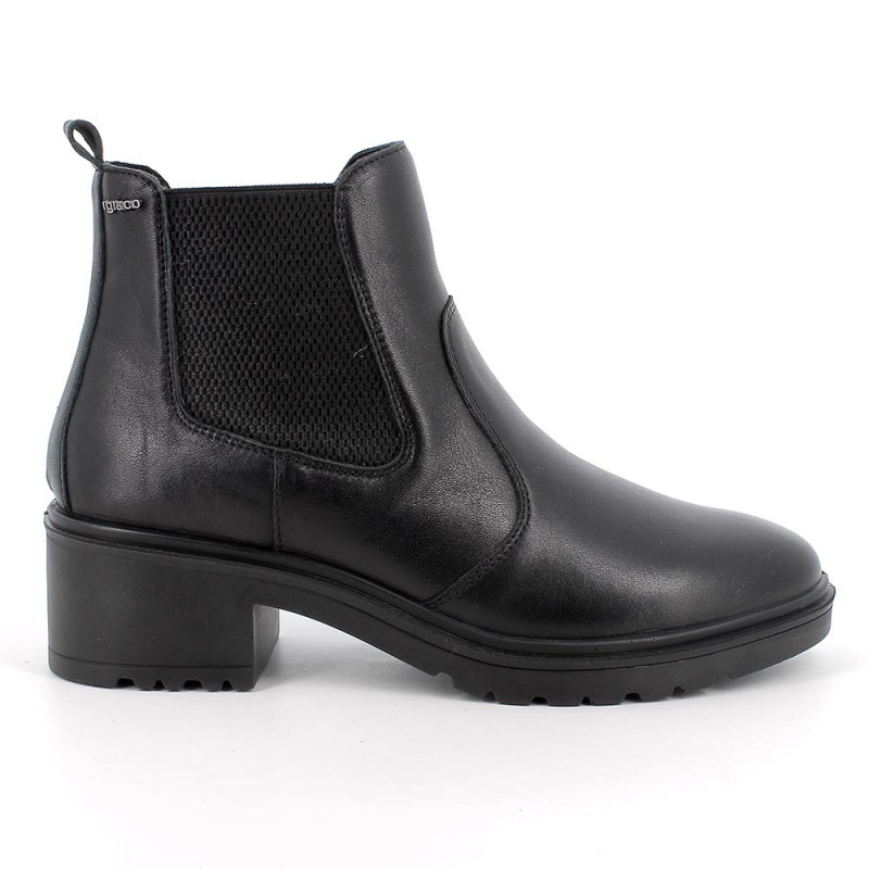 STIVALETTO IGI&CO DONNA  CAPRA FIDELIO NERO TACCO 4,5CM 8651500