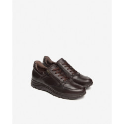 SNEAKERS NEROGIARDINI UOMO PELLE VIENNA T.MORO  EVA ANDALO I402153U/300
