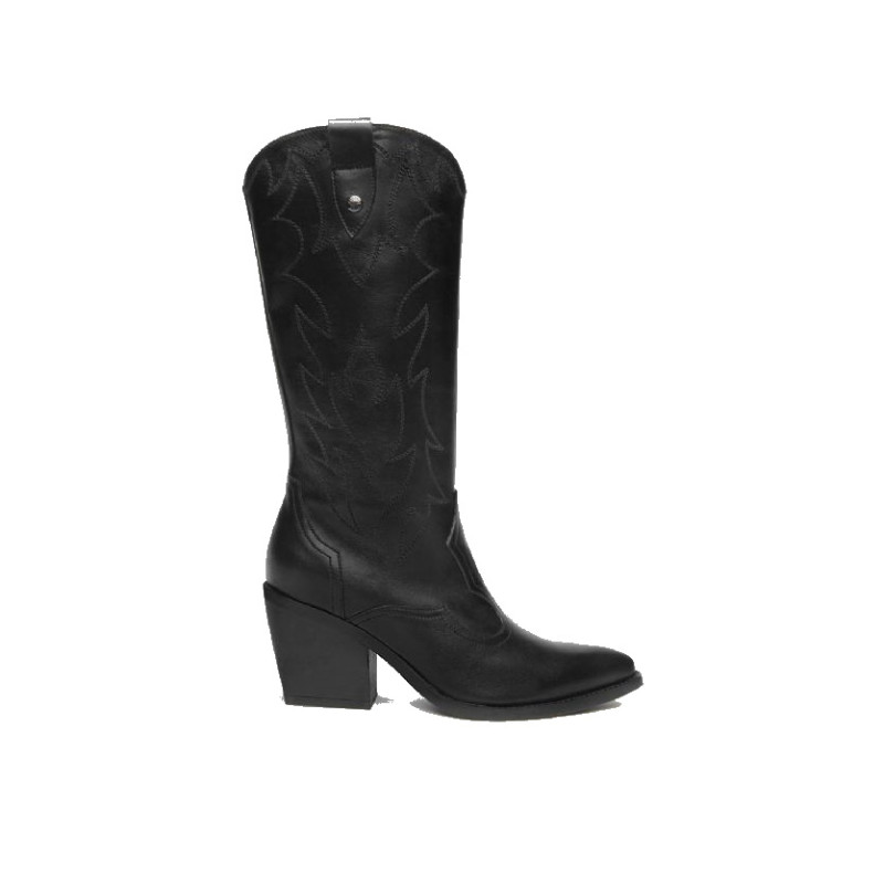 STIVALE TEXANO NEROGIARDINI DONNA NERO I013274D/100