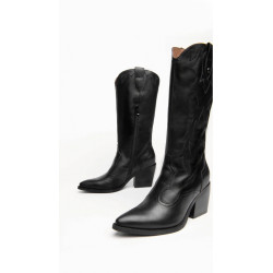 STIVALE TEXANO NEROGIARDINI DONNA NERO I013274D/100