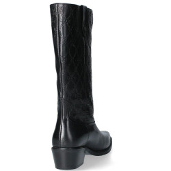 STIVALE CULT DONNA DOLORES 4375 MID W LEATHER BLACK CLW437500