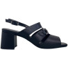 SANDALO CON TACCO  ENVAL SOFT DONNA CAPRA NAPPATA   NERO TACCO 7CM 7773911