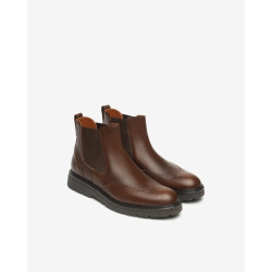 STIVALETTO NEROGIARDINI UOMO CHELSEA DELAVATO BEIGE TR NOVI LIGHT I500825U/412