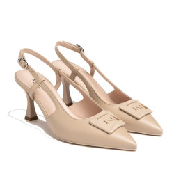 DECOLLETE' NEROGIARDINI DONNANAPPA PANDORA LINO TPU ALEK NATURALE E307080DE/453