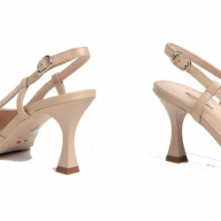 DECOLLETE' NEROGIARDINI DONNANAPPA PANDORA LINO TPU ALEK NATURALE E307080DE/453