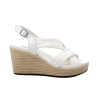 SANDALO CON ZEPPA IGI&CO DONNA PELLE BIANCO 5673611