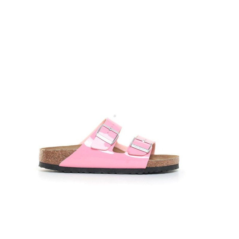 CIABATTE BIRKENSTOCK DONNA ARIZONA PATENT CANDY PINK 1026957