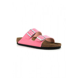 CIABATTE BIRKENSTOCK DONNA ARIZONA PATENT CANDY PINK 1026957