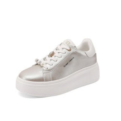 SNEAKERS QUEEN HELENA PLATFORM MINIMAL CON DETTAGLI GIOIELLO X34-13 GOLD