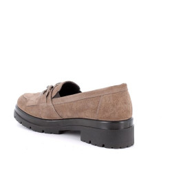 MOCASSINO ENVAL SOFT DONNA IN PELLE FANGO TACCO 5CM 6752533