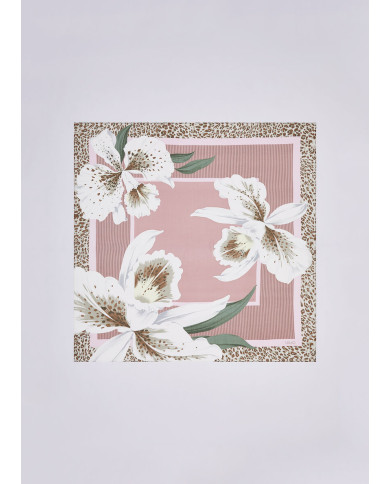 FOULARD LIU JO SOFT PEONY 120X120CM 2A6050 T2738 X0756