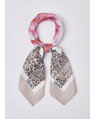 FOULARD LIU JO DONNA CON FIORE ROSA 70X70CM 2A6053 T2745 00006
