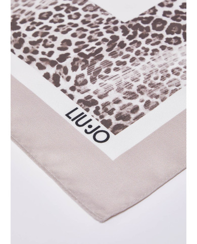 FOULARD LIU JO DONNA CON FIORE ROSA 70X70CM 2A6053 T2745 00006