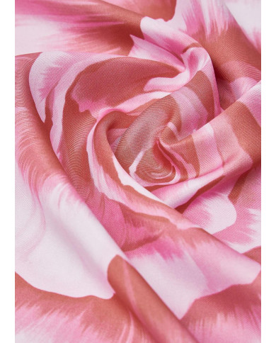 FOULARD LIU JO DONNA CON FIORE ROSA 70X70CM 2A6053 T2745 00006