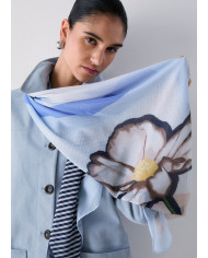 FOULARD LIU JO DONNA LIGHT BLUE 120X120CM 2A6042 T2745 44115