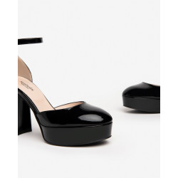 DECOLLETE' NEROGIARDINI DONNA VERNICE NERO TPU E409450D/100