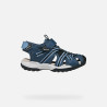 SANDALO GEOX BAMBINO JUNIOR J BOREALIS B. B - MESH+SIN.CER DENIM/BLACK