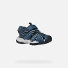 SANDALO GEOX BAMBINO JUNIOR J BOREALIS B. B - MESH+SIN.CER DENIM/BLACK