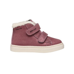 SNEAKERS GEOX BAMBINA B NASHIK WPF A - SCAM.BRILL.   ROSE SMOKE TG:24/27 B465XA 00077 C8025/BE