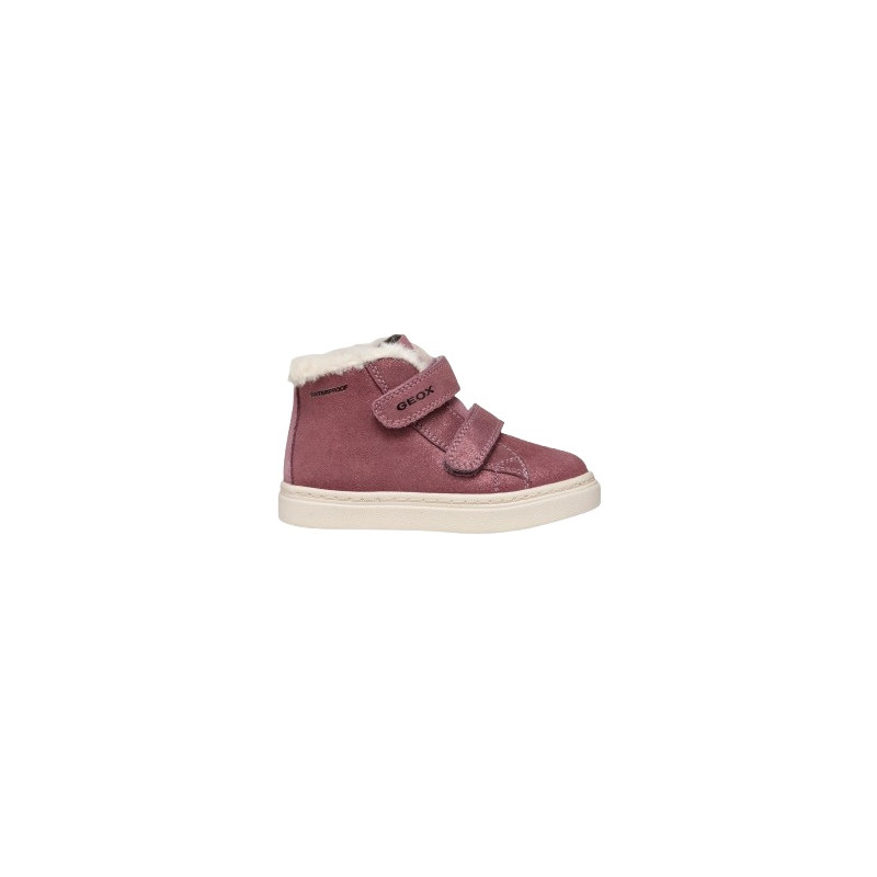SNEAKERS GEOX BAMBINA B NASHIK WPF A - SCAM.BRILL.   ROSE SMOKE TG:24/27 B465XA 00077 C8025/BE