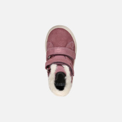 SNEAKERS GEOX BAMBINA B NASHIK WPF A - SCAM.BRILL.   ROSE SMOKE TG:24/27 B465XA 00077 C8025/BE