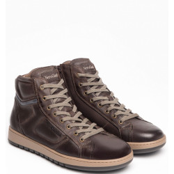 SNEAKER NEROGIARDINI UOMO OSAKA TESTA DI MORO IN PELLE I202550U/300