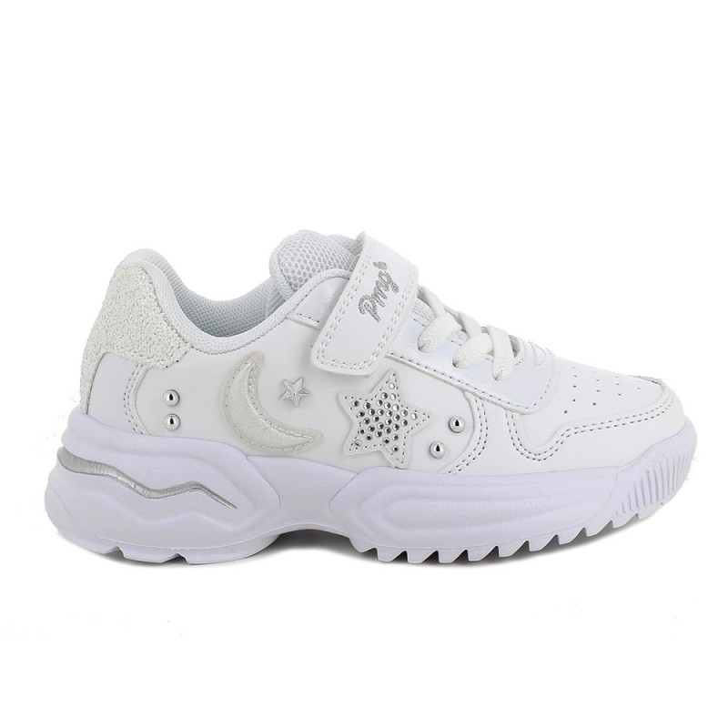 SNEAKERS PRIMIGI BAMBINA NAPPA PU  BIANCO 1467000      